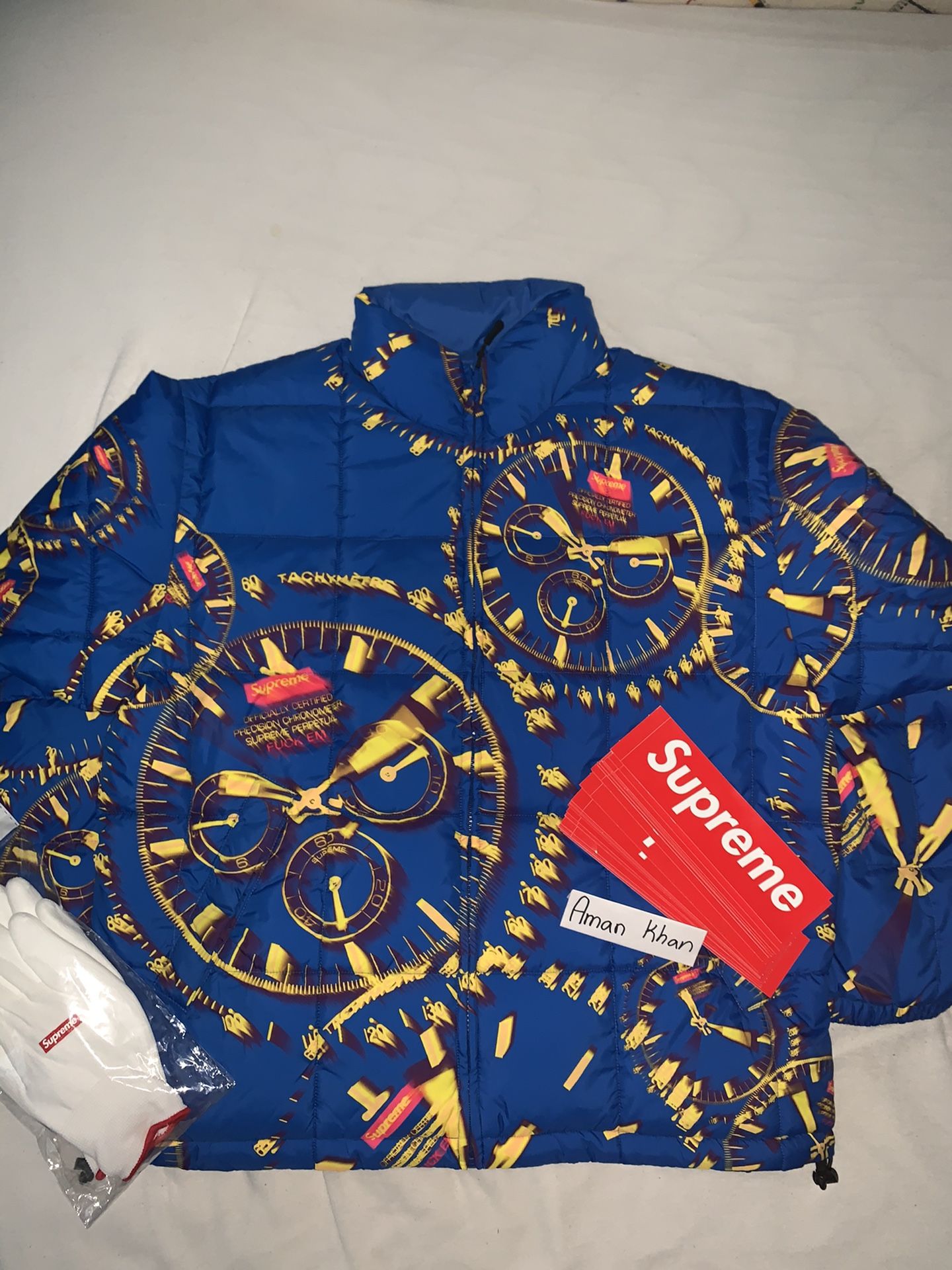 Supreme watches jacket