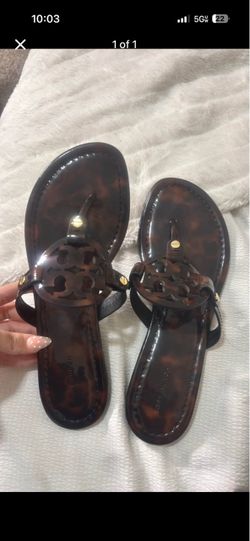Tortoise Tory Burch Sandals
