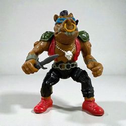 TMNT Bebop Action Figure Vintage 1988 Playmates Toys - Collectible