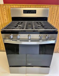 Whirlpool 5 burners gas stove