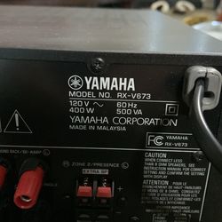 Yamaha receiver 400watts
