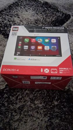 Flat touchscreen radio
