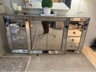 Zgallery Omni Mirrored Buffet
