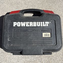 Strut spring compressor tool