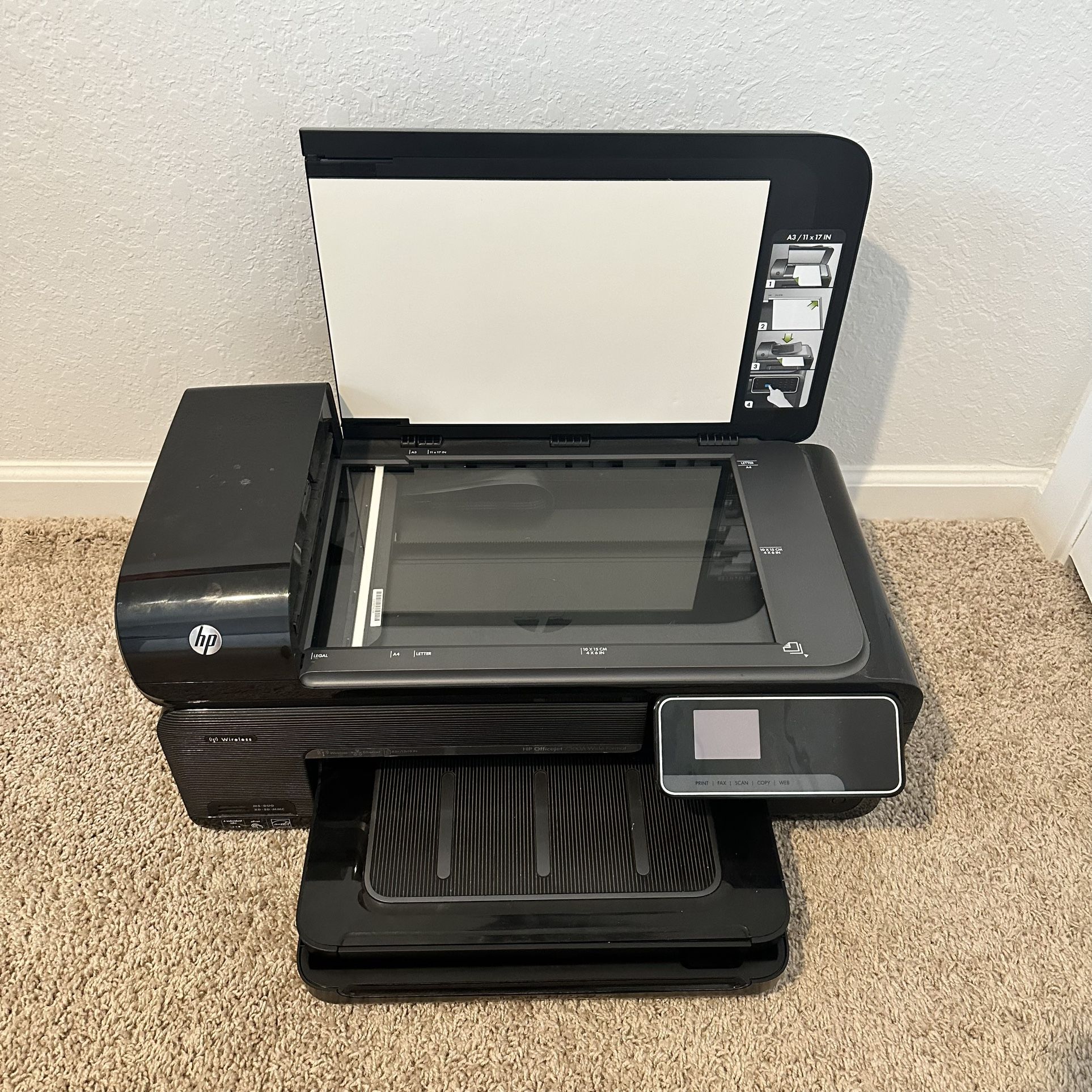 Tabloid Inject Printer (HP 7500a Wide Format)