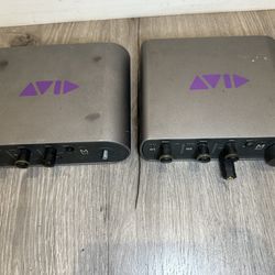 AVID Mbox Mini USB Audio Interfaces (2 units)