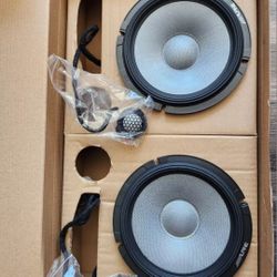 Pair Alpine R2-S65C 6.5" 2-Way Car Audio Component Speakers High-Resolution