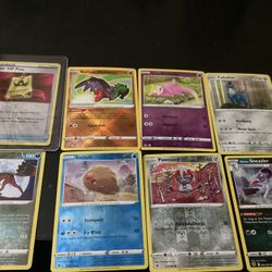 Pokémon Cards Rare Holo Set Of 8