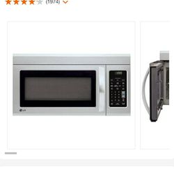 Over The Range Stainless Steel Microwave 