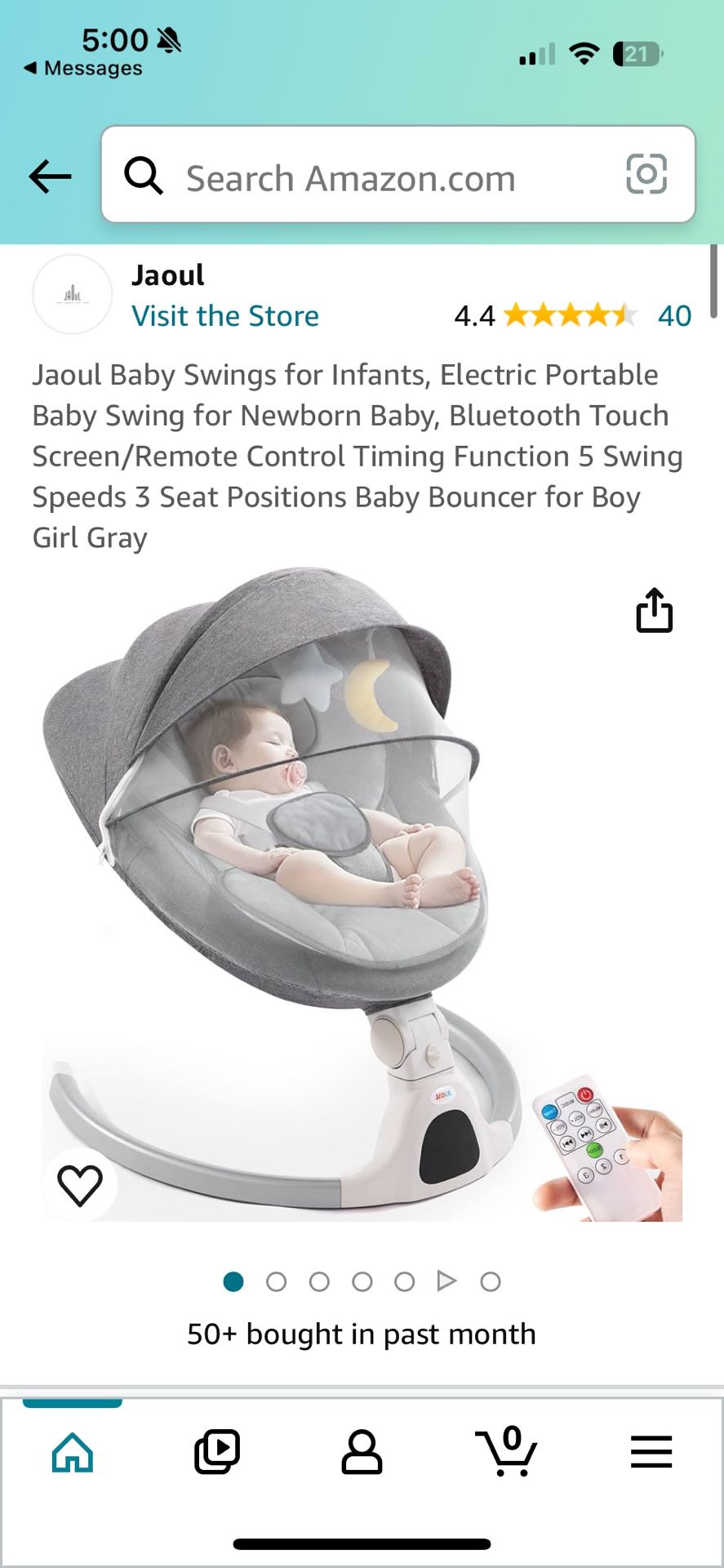Baby Swing For Infants (Jaoul)