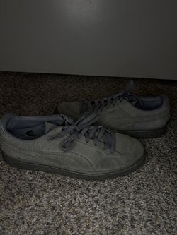 Gray Puma suede low top 7 Men