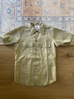 sz 14 youth Dickies khaki workshirt