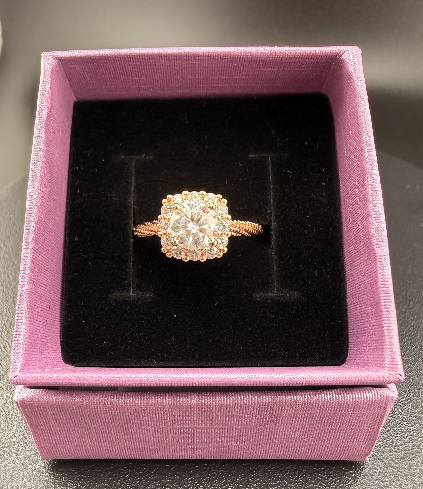 Moissanite Diamond Ring