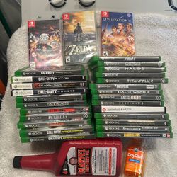 Xbox 1/360, Nintendo Switch Games