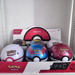 6 Pokeball Tins 2025/Q4 (NEW & SEALED)