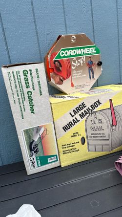 Vintage Garage Cleanout Bundle - New Old Stock Hardware & Mailbox (NIB / USA)