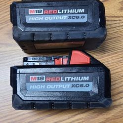 m18 6.0 batteries