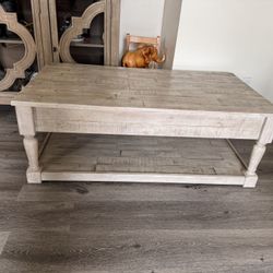 Ashley Farmhouse Cocktail Table