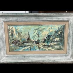 Original Parker Lee (Leonard Leibsohn) Oil Painting