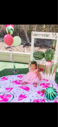 Watermelon for sale stand