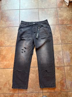 Purple jeans