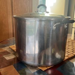 Stainless Steel Big Pan(stockpot) 32Qt