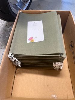 100 Hanging File Folders – $15