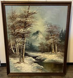 Very Nice Landscape Oil Painting.