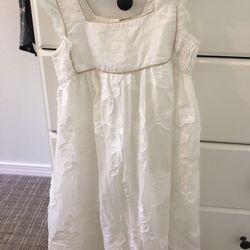 white dress ZARA size 9, 10 years