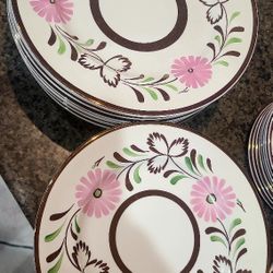 Copper Luster Dishes Set