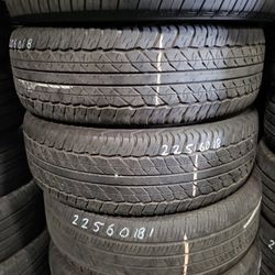 225 60r18 2 Used Tires.           Grandtrek