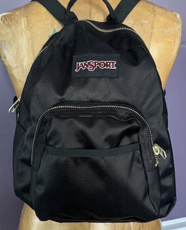 JANSPORT Half pint BLACK BACKPACK 