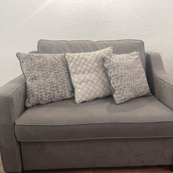 Bob-O-Pedic Pop-Up Sleeper Gray Chair