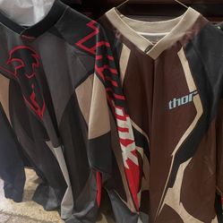 2 Motocross Jerseys  CHEAP CHEAP!!!