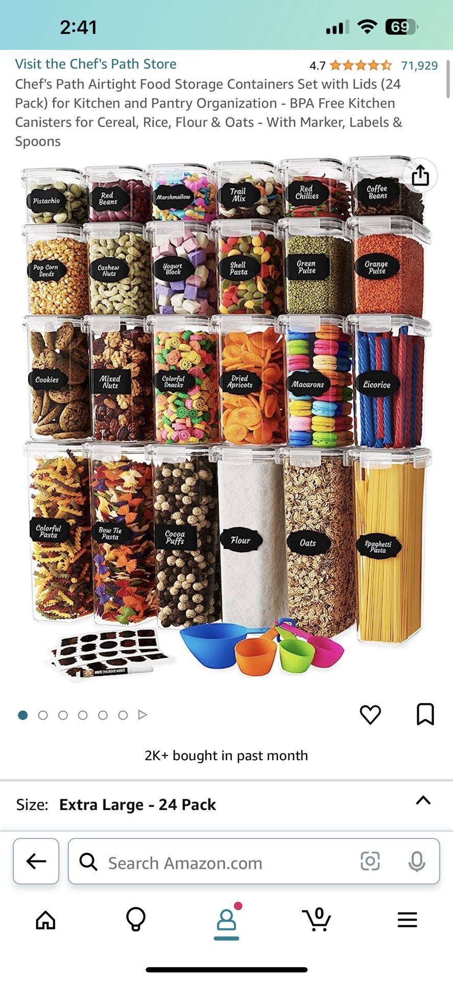 AIRTIGHT FOOD STORAGE CONTAINERS
