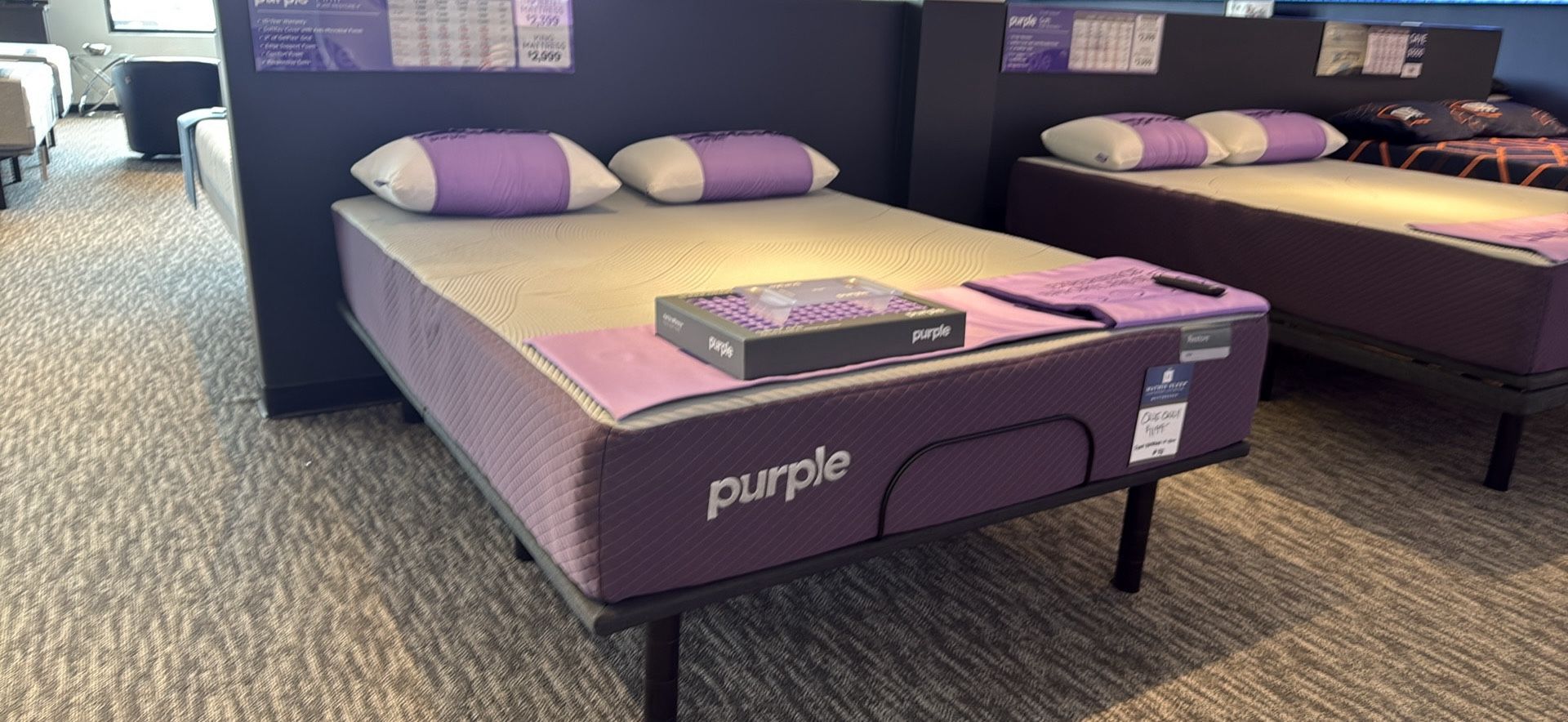 Queen Size Purple Restore Firm Mattress - Display Model Discount - Mathis Sleep
