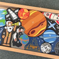 BeginAgain Space A to Z Puzzle Playset for Sale in Los Angeles CA OfferUp