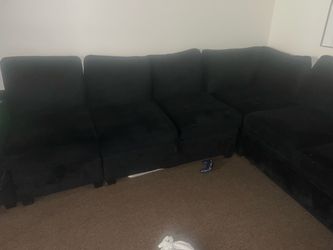 Black sectional
