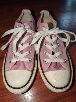 Converse All Star Women's Pink Canvas Sneakers Size 4