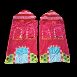 Battat Slumber Princess Castle Sleeping Bag with Pillow Set of 2 