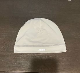 Palace white beanie/skull cap