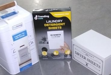 Laundry Sheets, Tin, Dryer Sheets Holder!!!