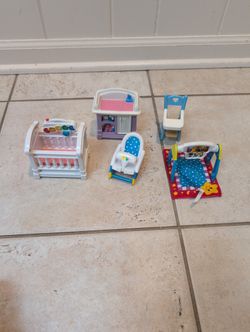 Doll House  Baby Furniture "Loving Family"