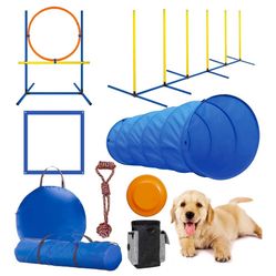 Dog Agility Training Equipment for Dogs Obstacle Course Backyard