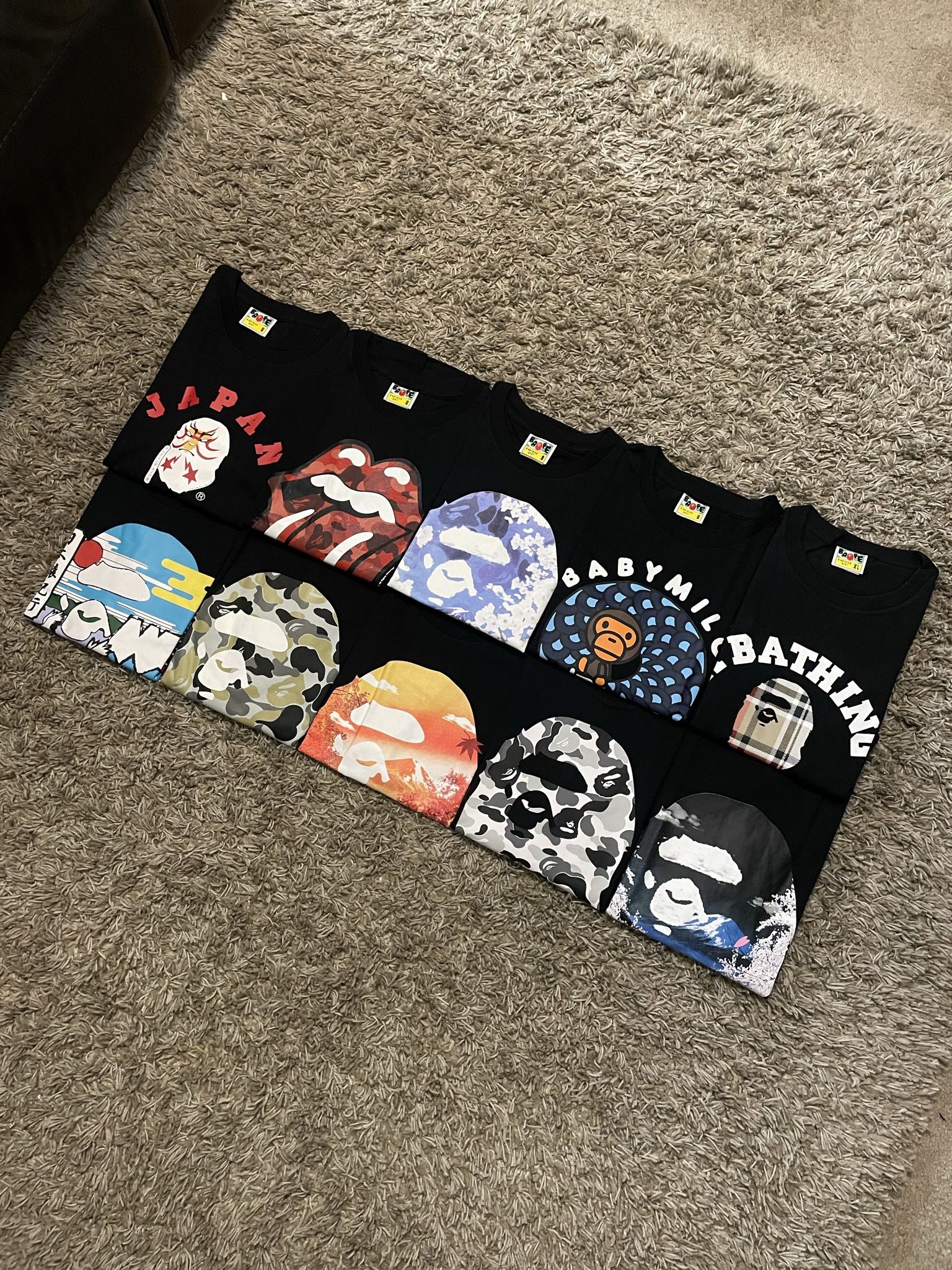 Authentic Japan Bape Tees 🎌