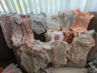 Baby Girl Rompers and Bodysuits