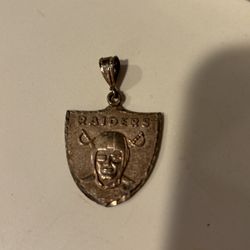 Raiders Sterling Silver Pendant 925 Stamped