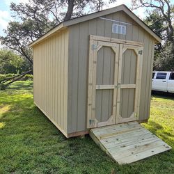 8x12 Shed With Ramp!! BUILT ON SITE!!