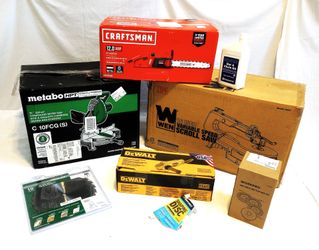 Compound Miter Saw & Chain Saw & Angle Grinder & Scroll Saw