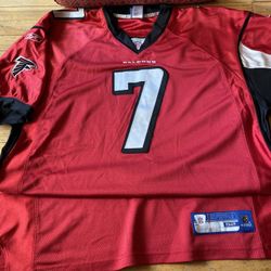 VTG Reebok Authentic NFL Atlanta Falcons Michael Vick 7 Jersey  Via 